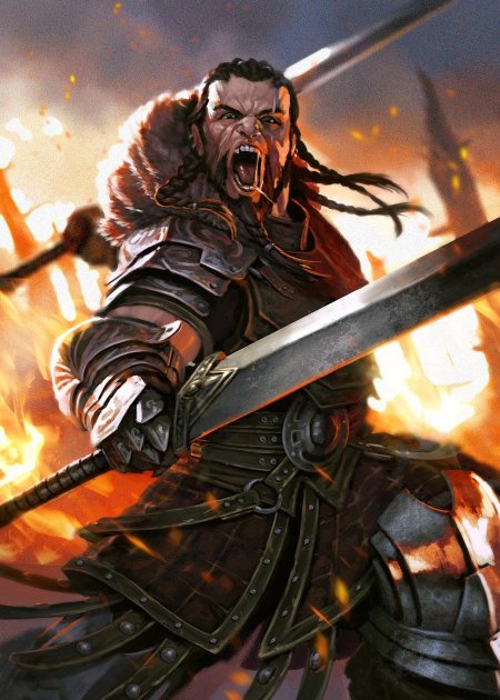 Воин с мечом