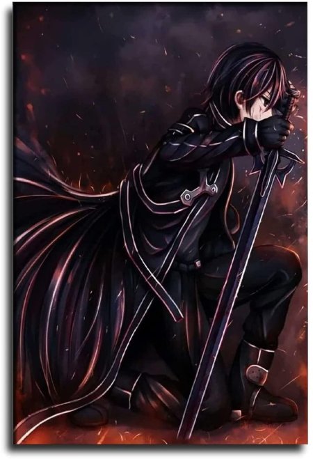 Кирито чёрный мечник