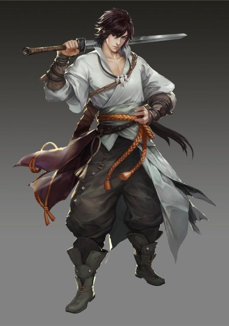 Кенсей арт монах днд