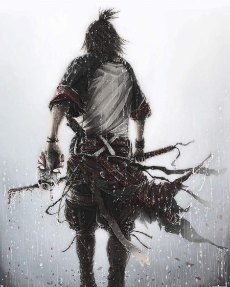 Самурай фэнтези арт