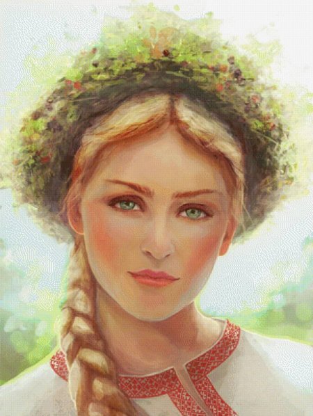 Портрет русской красавицы