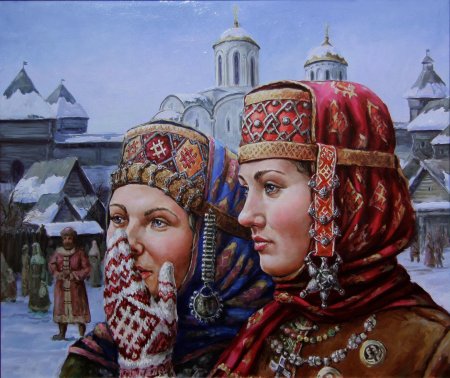 Художник михаил щрилёв - русь