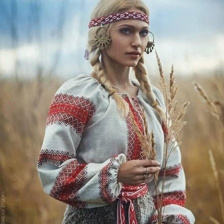 Фотосессия в славянском стиле