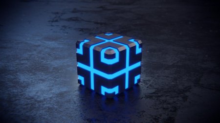 Неоновые кубики