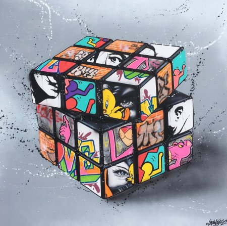 Кубик рубика арт