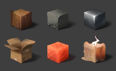 Текстурные кубики