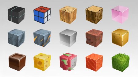 Текстурные кубики