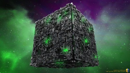 Borg cube star trek