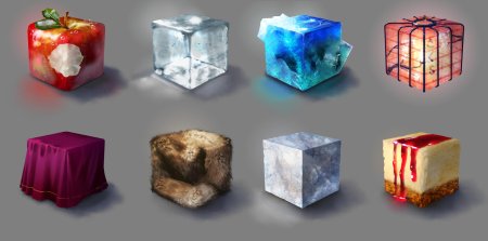 Текстурные кубики