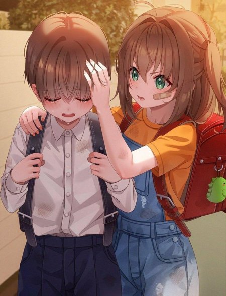 Милая аниме пара
