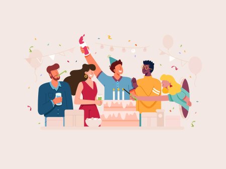 Вечеринка иллюстрация