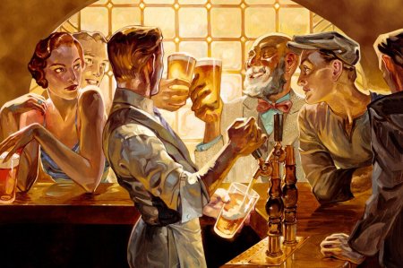 Картины в пивной бар