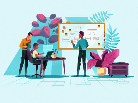 Дизайнер иллюстрация