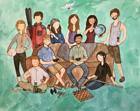 Друзья иллюстрация