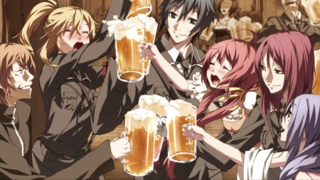 Аниме с пивом