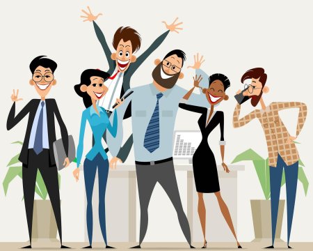 Коллеги иллюстрация