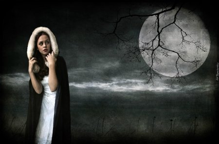 Девушка луна