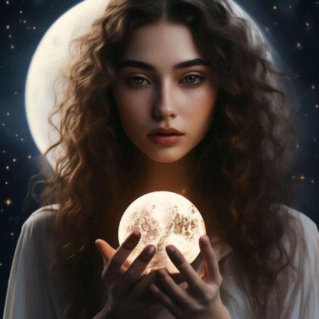 Девушка луна