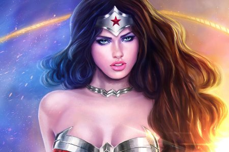 Чудо женщина арт