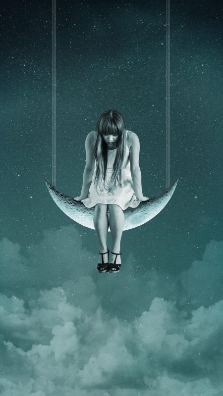 Девушка луна