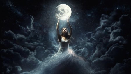 Девушка луна
