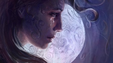 Девушка луна