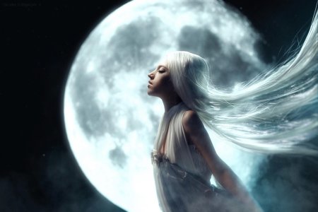 Девушка луна