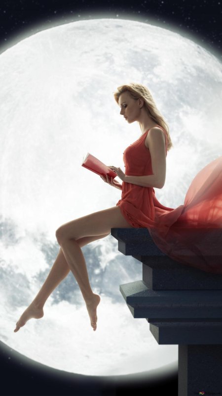 Девушка луна