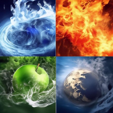 4 стихии огонь вода воздух земля