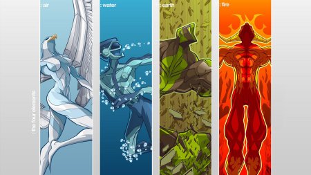 4 стихии огонь вода воздух земля