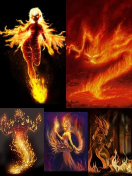 Саламандра элементаль огня