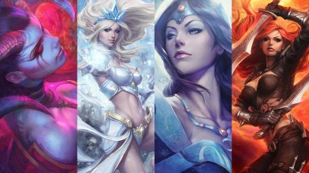 Герои доты 2 девушки