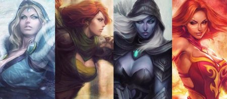 Женские персонажи из доты