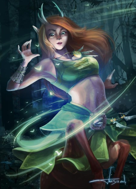 Enchantress дота 2 арт