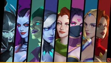 Женские персонажи из доты