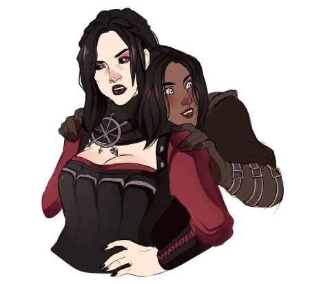 Серана и довакин любовь