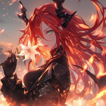 Девушка дракон аниме