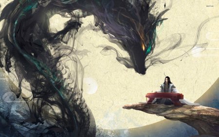 Китайские драконы арт