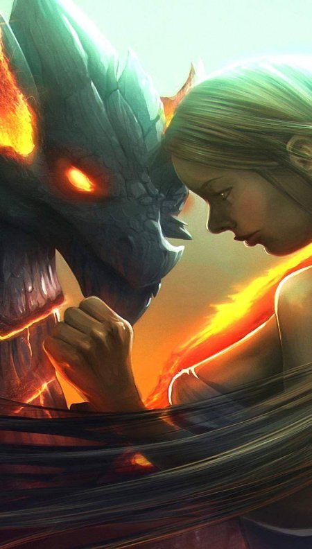 Девушка дракон