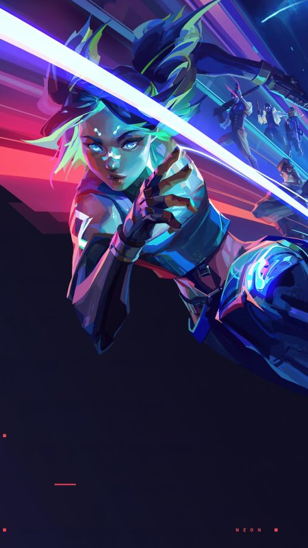 Неон валорант