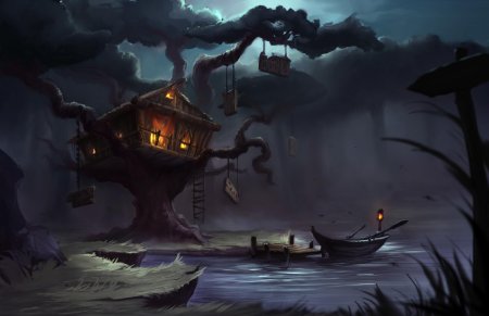 Избушка на болоте