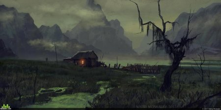 Сталкер дом на болоте