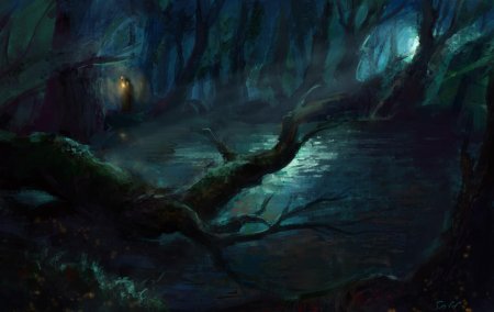 Лес фэнтези