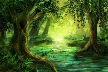 Лес сказочный