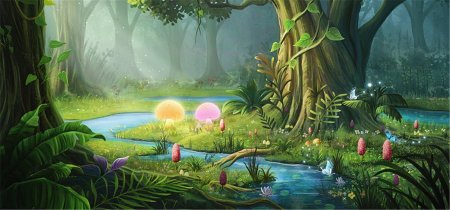 Лес сказочный