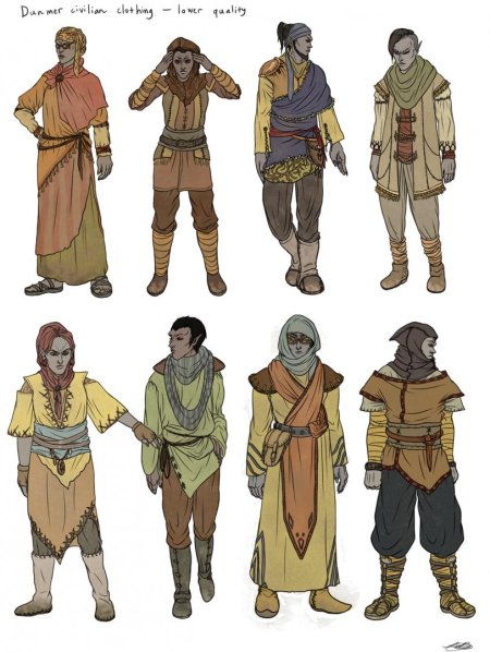 Одежда данмеров морровинд