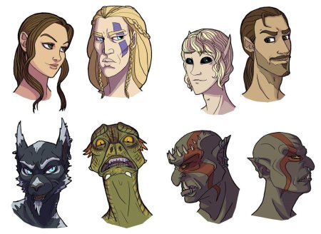 The elder scrolls данмеры арт