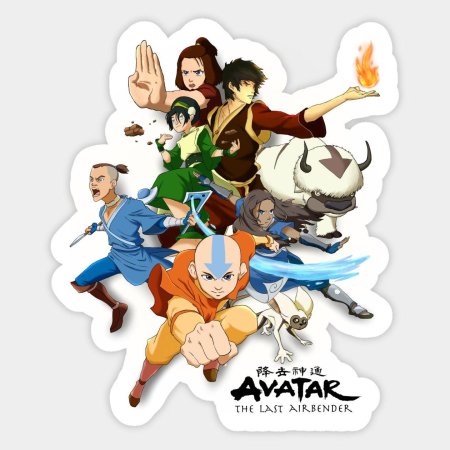 Стикеры аватар легенда об аанге