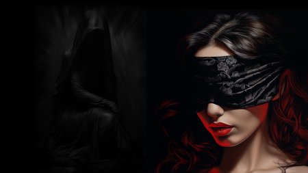 Девушка с завязанными глазами