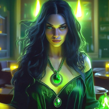Ведьма с зелеными глазами